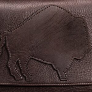 Trim Style Purse - Buffalo Applique - Made in America