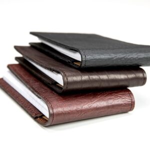 Buffalo Leather Flip Style Notepad - Made In America - Buffalo Billfold Company